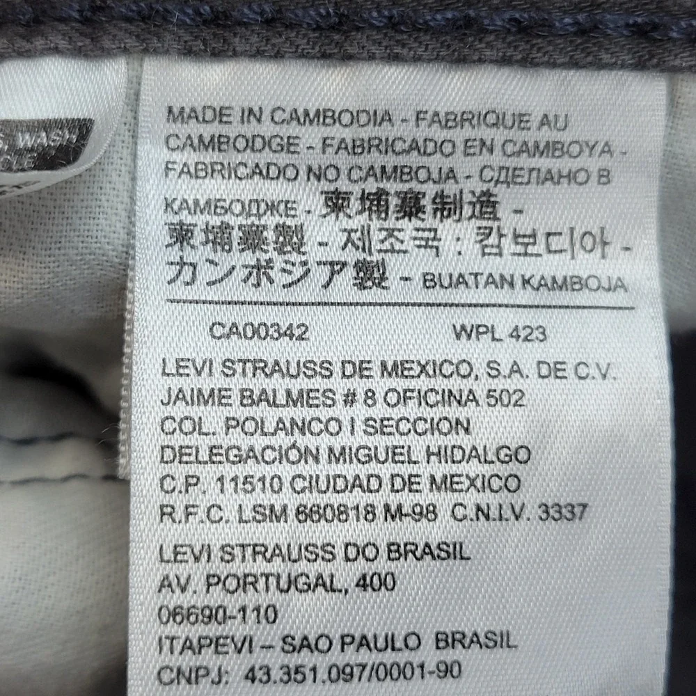 Levis note measurements